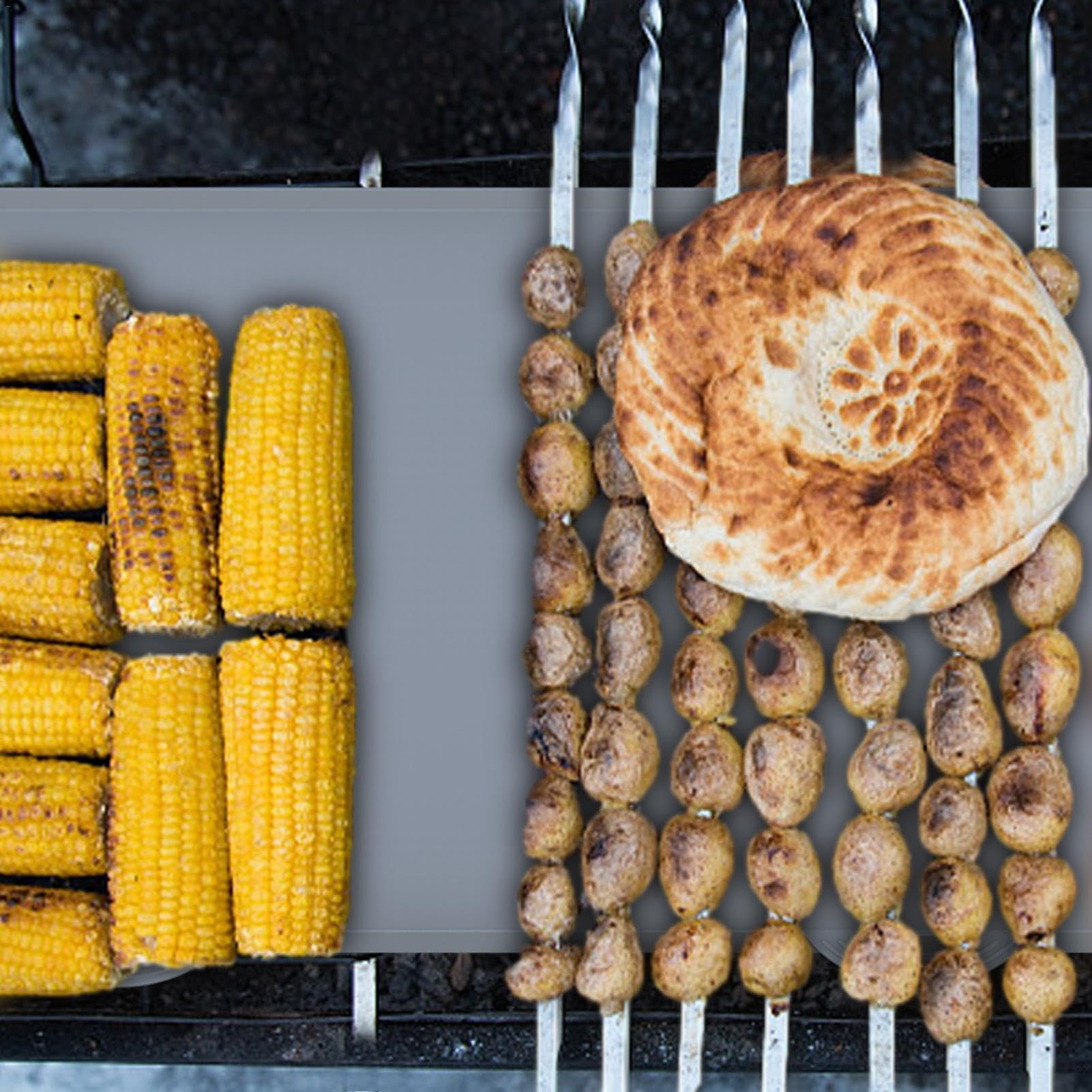 FANGZ Silikon-Backmatte,Silikon-BBQ-Ofeneinlagen | Wiederverwendbare Grill | Backmatten, antihaftbeschichtet unter der Grillmatte, Grillzubehör für Camping, Heimgebrauch, Picknick
