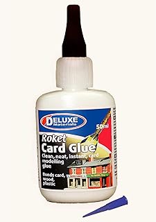 DELUXE MATERIALS Roket Card Glue: Rockets, Railway, DLMAD57