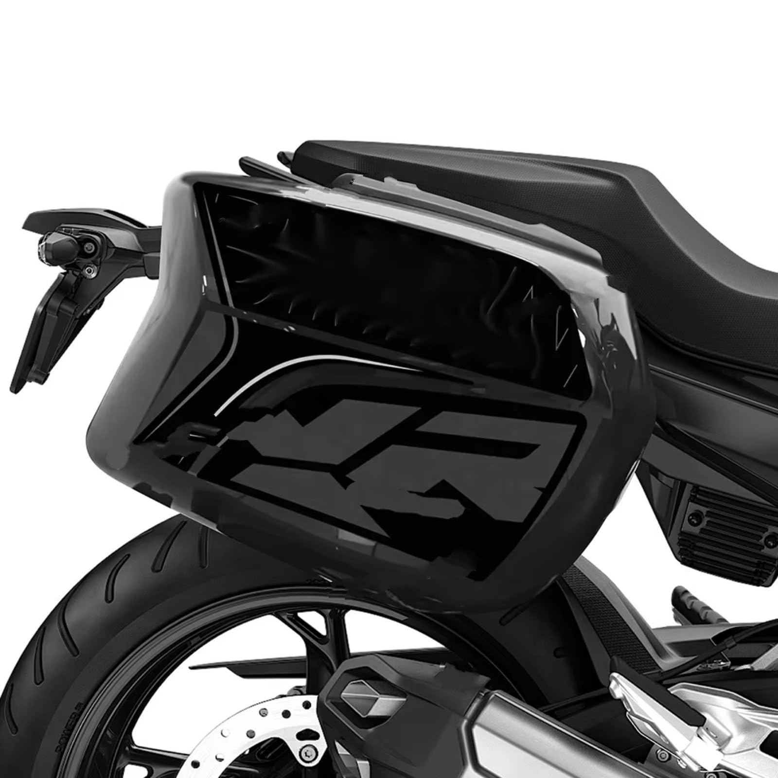Compatibile Con Per F900 Per XR Carbon Look 3D Gel Adesivo Protettivo Per Custodia Laterale Per Moto Accessori Kit Impermeabile Antiscivolo Serbatoio(Triple Black)