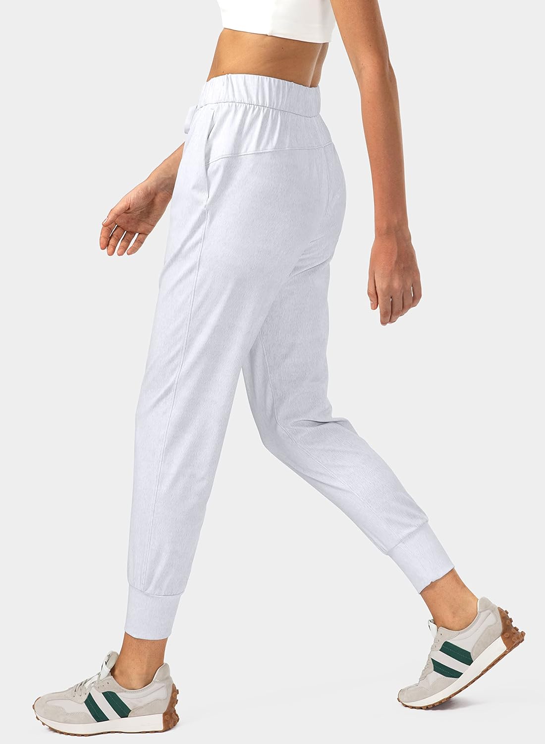 SANTINY Women's Joggers Pants Pockets Drawstring Running Sweatpants for Women Lounge Workout Jogging - Image 2