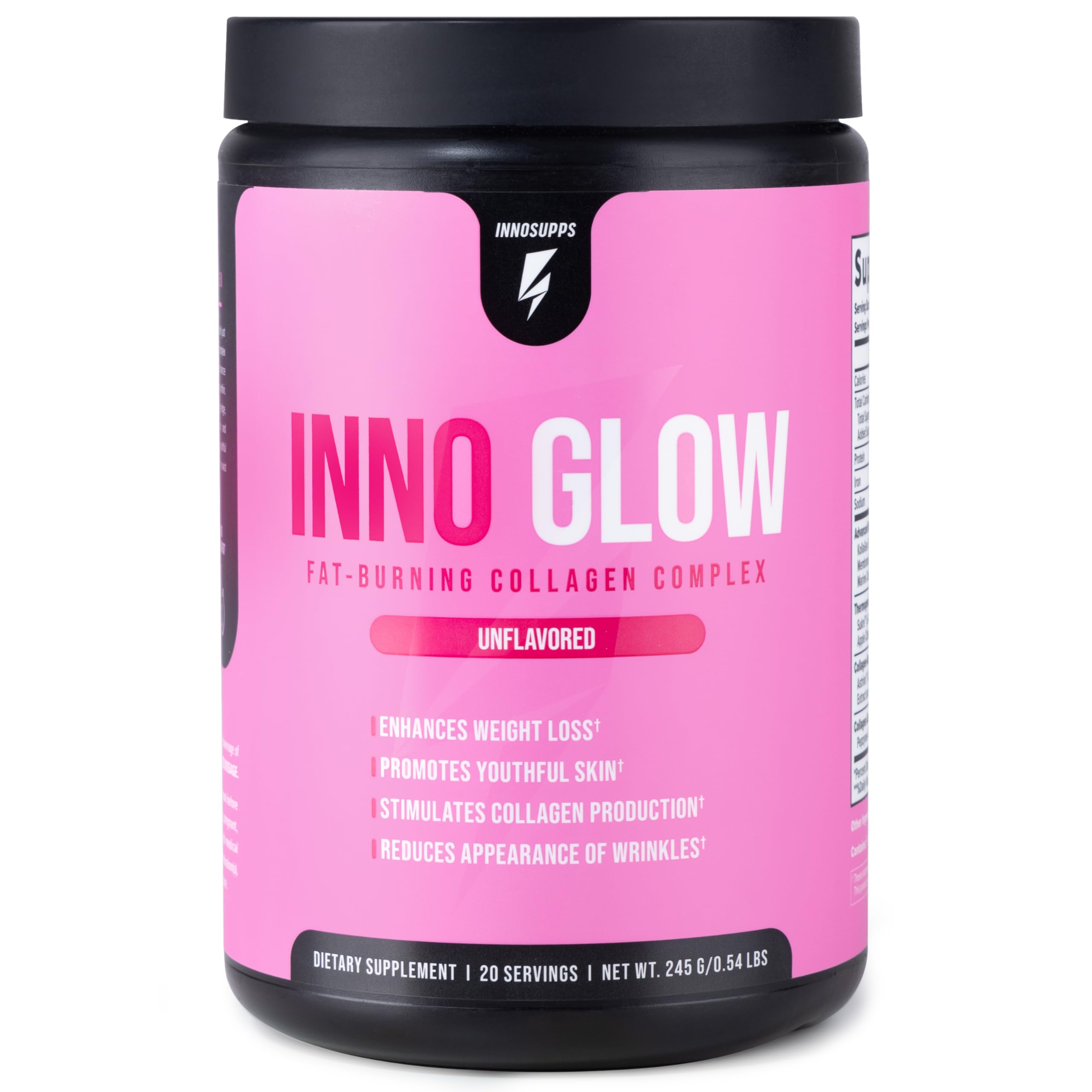 Inno Glow Multi Collagen Peptides Powder, Weight Loss Support, 20 Servings — Amazon image 7