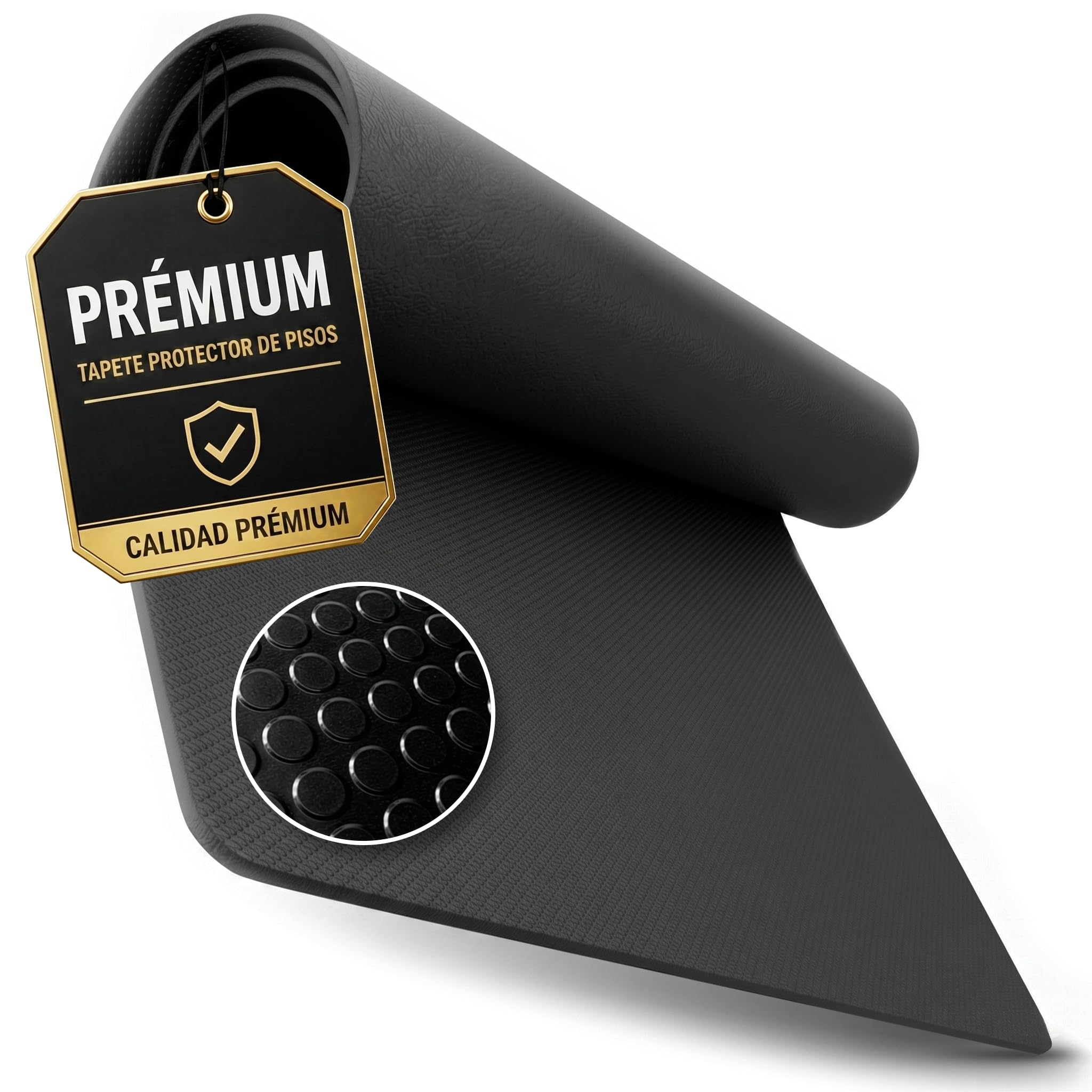 Floordirekt Sparta - Esterilla antideslizante para fitness y cinta de correr, bicicleta elíptica y equipo de fitness, absorción de impactos