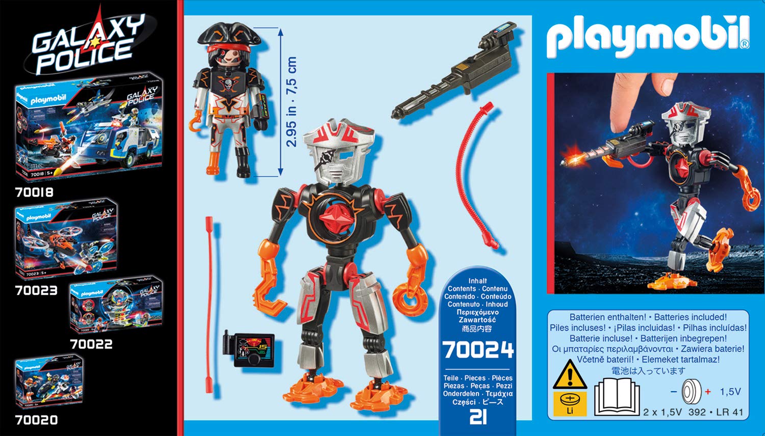 Playmobil Robot et Pirate de l'espace