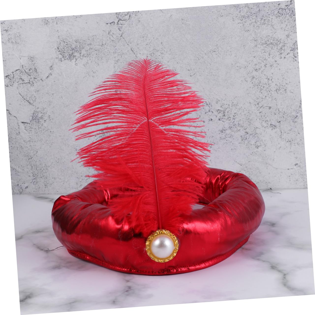 Homoyoyo Prince Hat Cap Dress up Cape Cosplay Costumes Prince Cosplay Hat Fish Costume Headwear Caps Headbands Halloween Accessory Headdress Wig Headband Arab Headwear