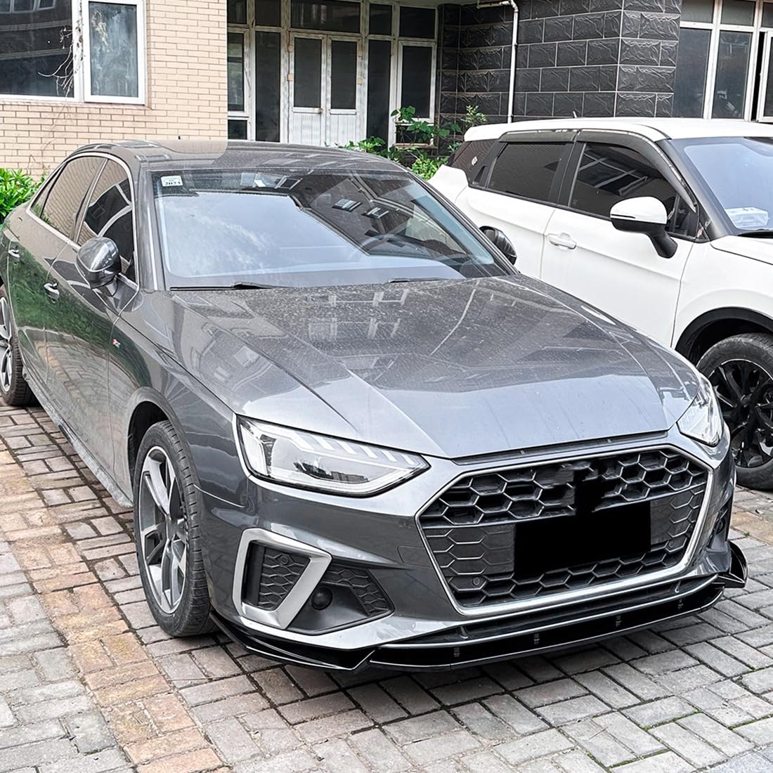 Frontspoilerlippe für Auto für Audi A4 S4 B9.5 Sline 2020+, Frontspoilerlippe, Frontspoiler