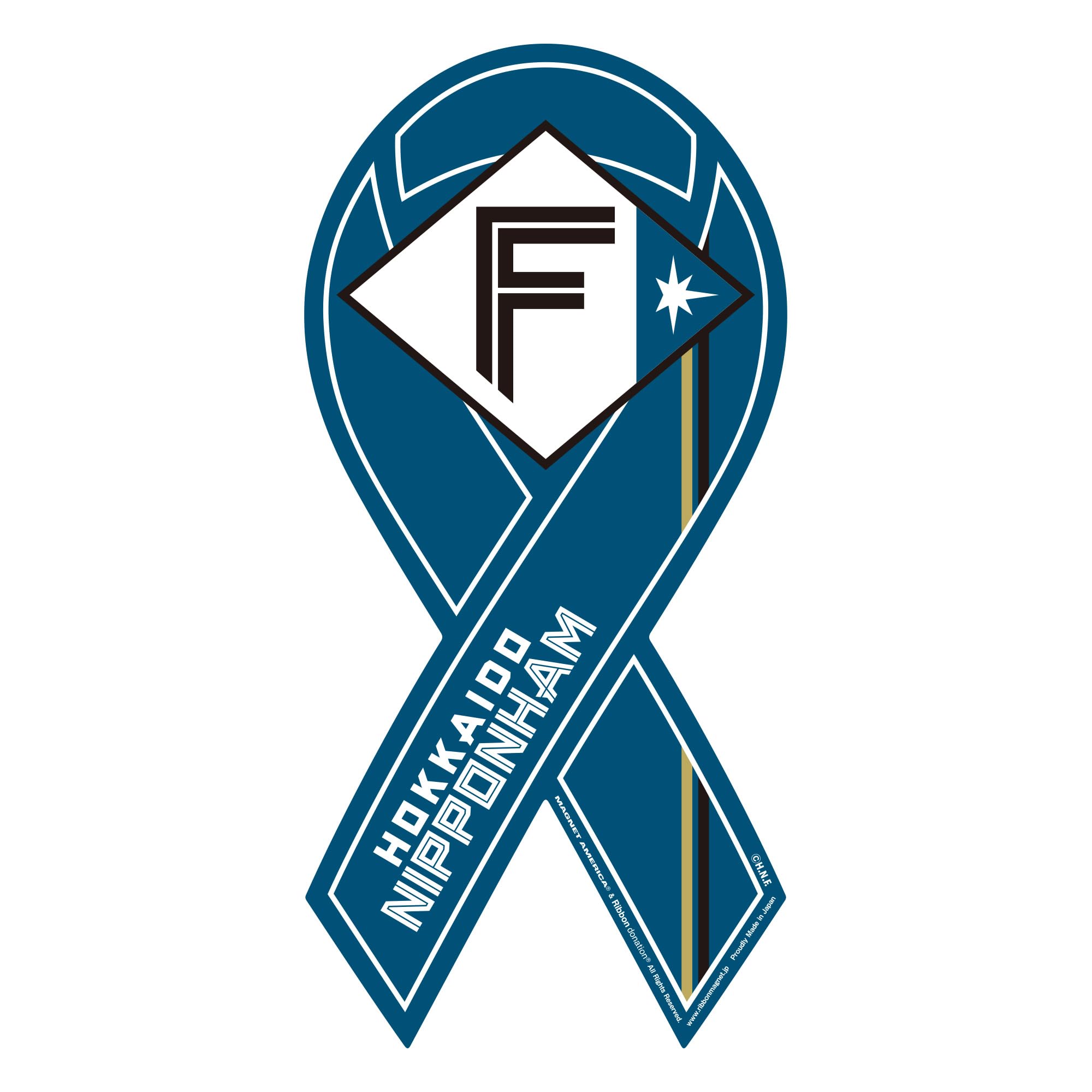 北海道日本ハムファイターズ RibbonMagnet リボンマグネット ビジター