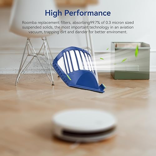 Miniatura 6 de FETIONS Filtro de repuesto Aero Vac compatible con iRobot Roomba 500 y 600 Series 536 550 551 595 614 620 630 645 650 660 665 665 670 675 677 680