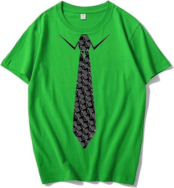 Amazon カタツムリのイラストネクタイ つけてる風 だまし絵 オモシロ おもしろ プリント 純綿tシャツ Tシャツ カットソー 通販