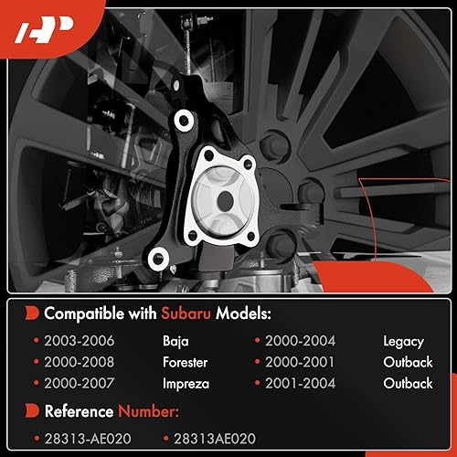 Miniatura 11 de A-Premium Manguito de dirección de suspensión delantera compatible con Subaru Baja 2003-2006, Forester 2000-2008, Impreza 2000-2007, Legacy