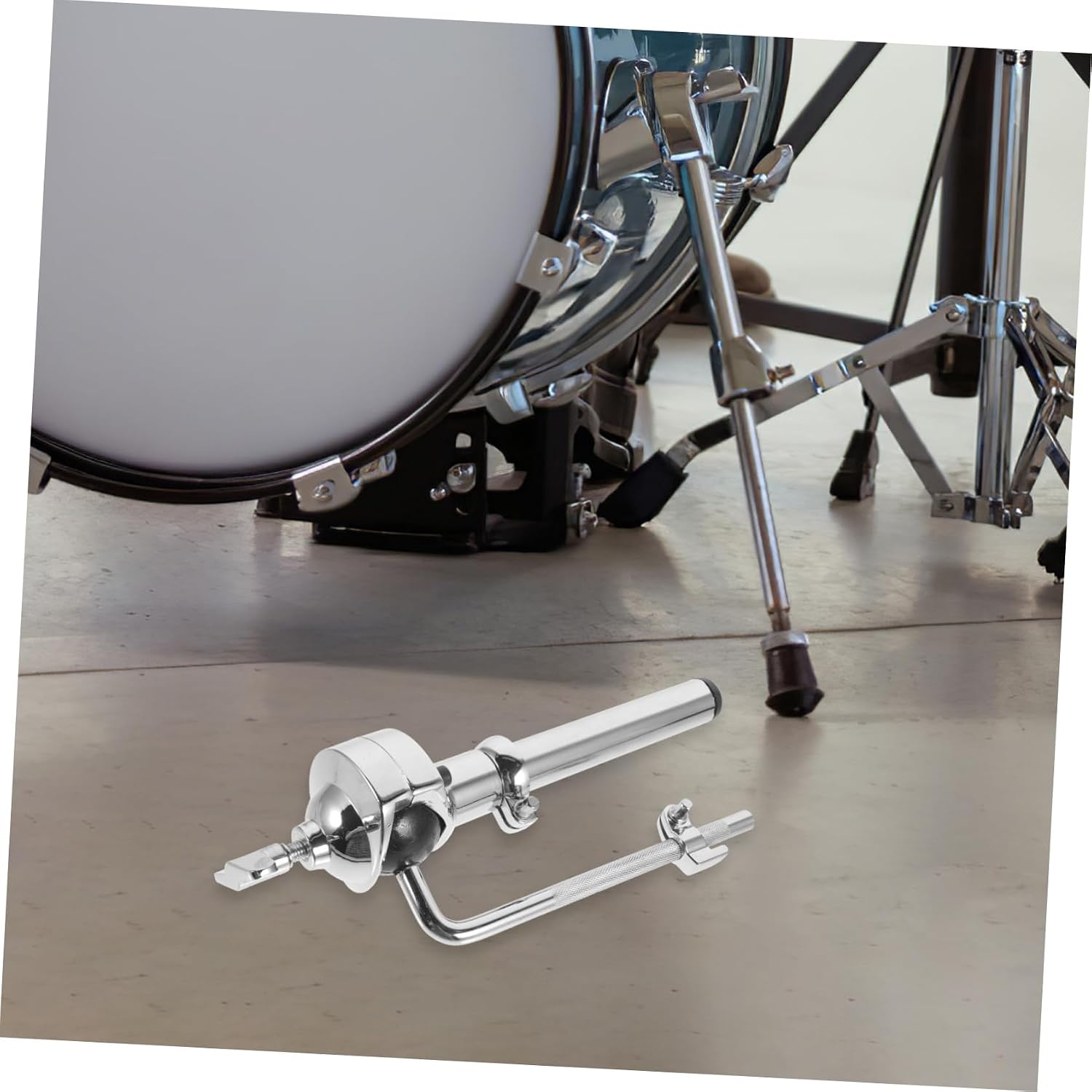 Single Arm Tom Stand Zinc Alloy Drum Bracket Drum Hardware Easy Install