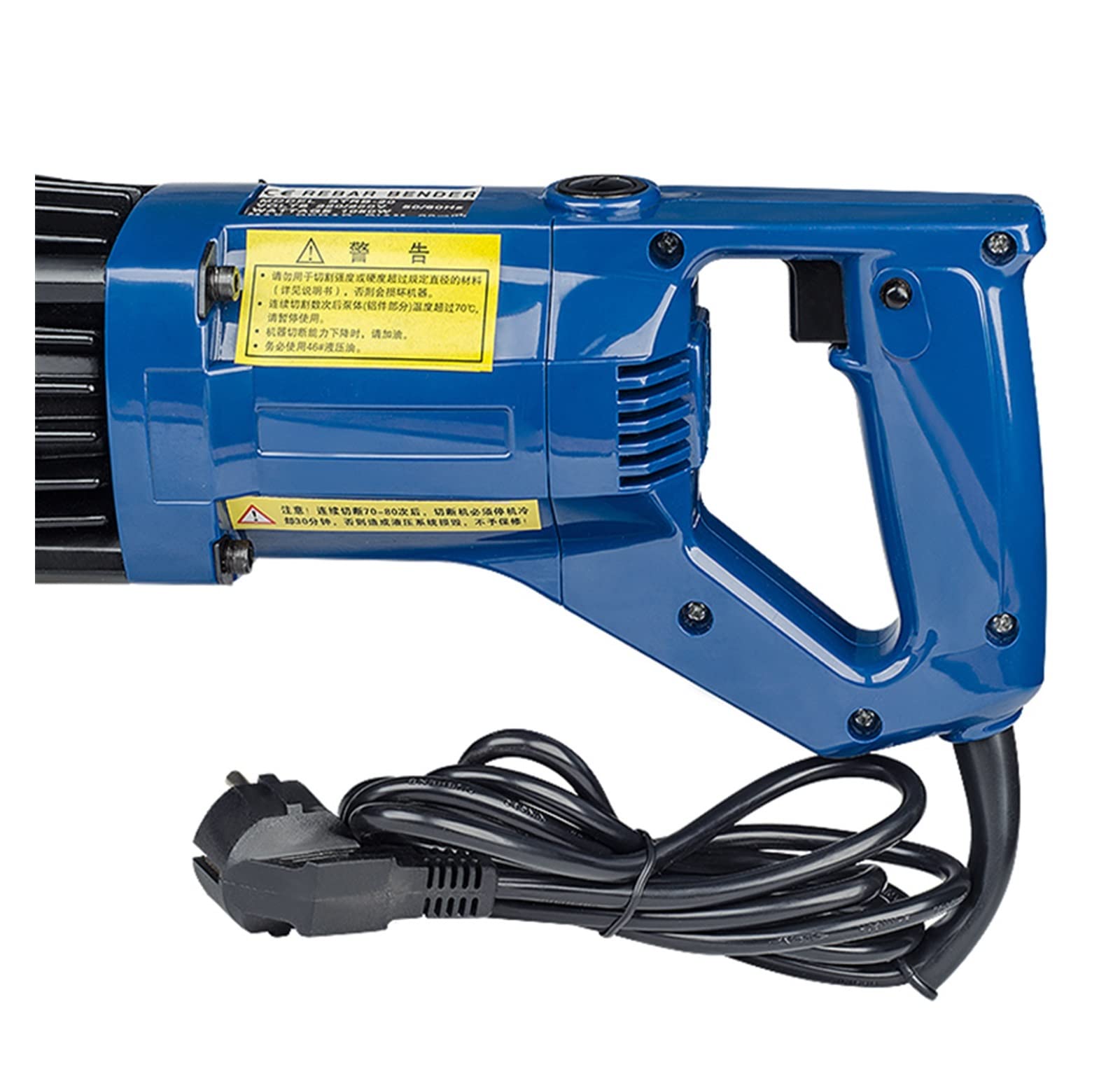 Dobladora de barras de acero reforzado Máquina dobladora de barras de acero eléctrica portátil Herramientas de construcción de barras de refuerzo de acero 4-16 mm,Corte Rápido