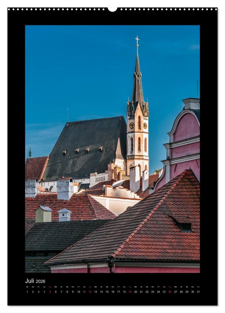 Cesky Krumlov Krumau (hochwertiger Premium Wandkalender 2026 DIN A2 hoch), Kunstdruck in Hochglanz: Bilder aus Cesky Krumlov - Krumau
