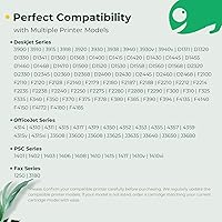 Vista 2 de COLORETTO Cartucho de tinta remanufacturado de repuesto para HP 21XL 22XL para HP Officejet 4315 J3680, Deskjet 3915 3930 D1341 D1420 D1520 D1560