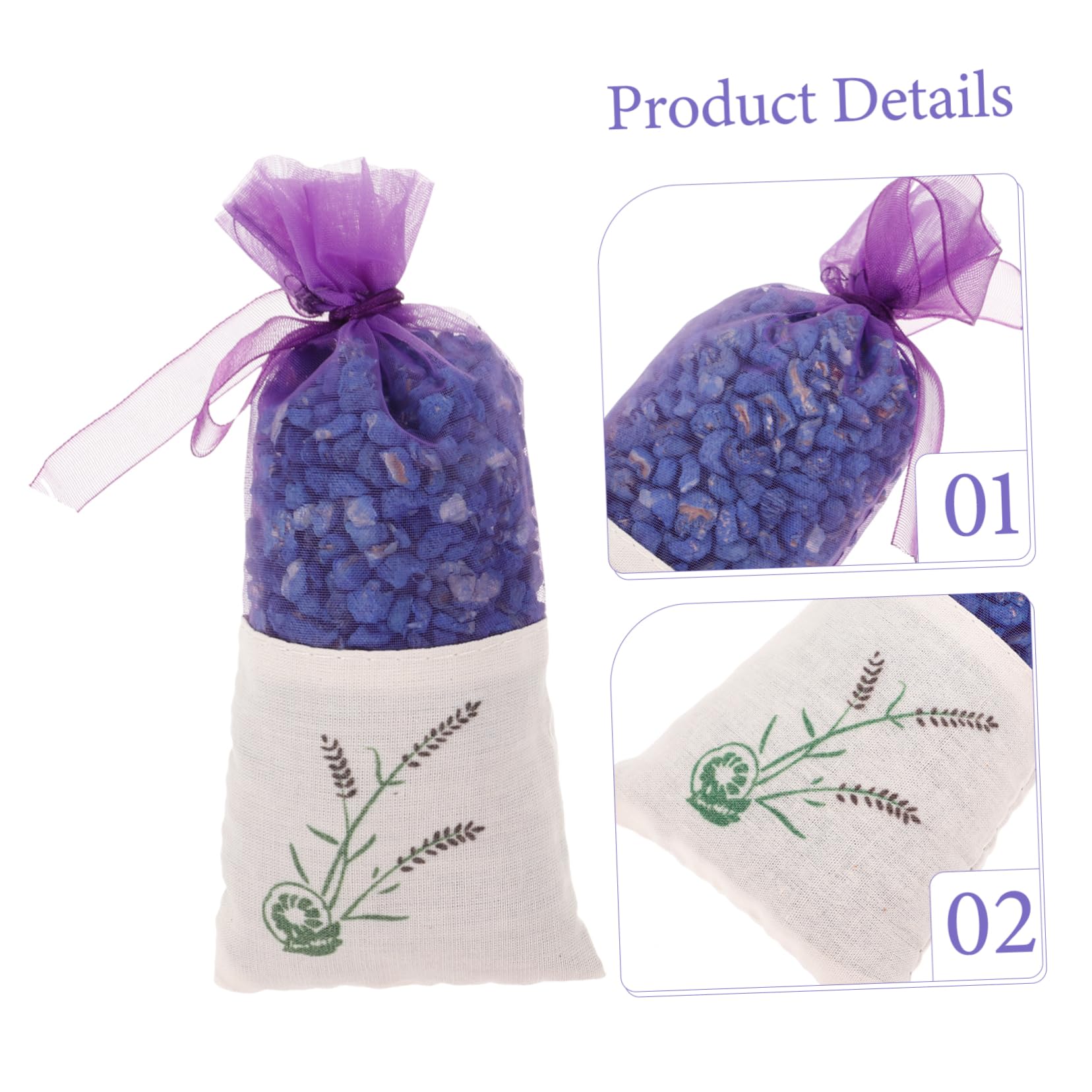 6pezzi Sachet Profumati Naturali Per Armadi e Auto Con Minerali Per Ambienti Rinfrescanti Per Spazi Ridotti e Conservazione Di Abbigliamento
