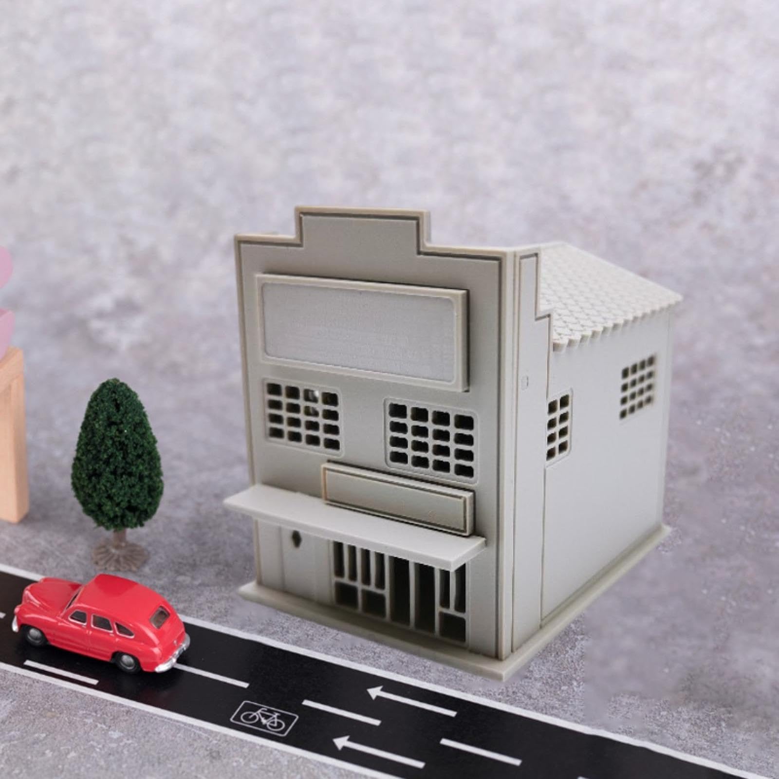 Maquette De Maison Japonaise 1/87 – Kit DIY Pour Diorama Ferroviaire, Parfaite Pour Vos Décors Miniatures