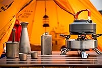 Vista 2 de Fire-Maple Estufa de camping Saturn con alta eficiencia de 4400 W