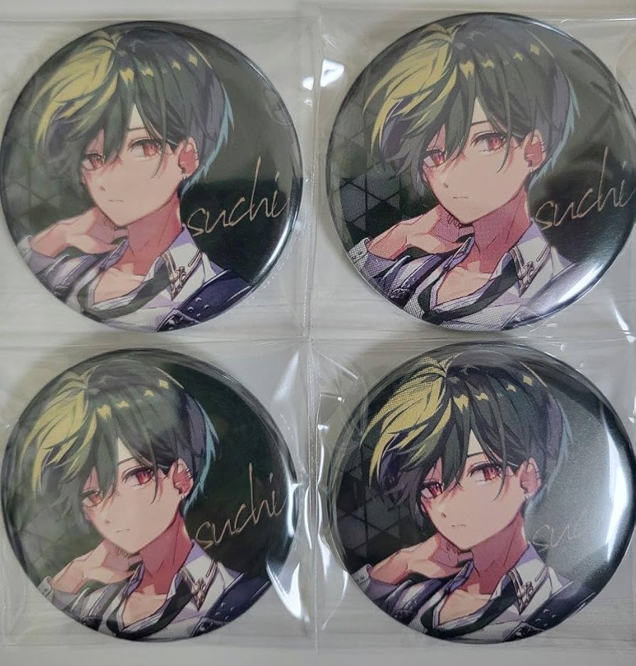Amazon.co.jp: 4個セットすち シクフォニ ランダム缶バッジ えん