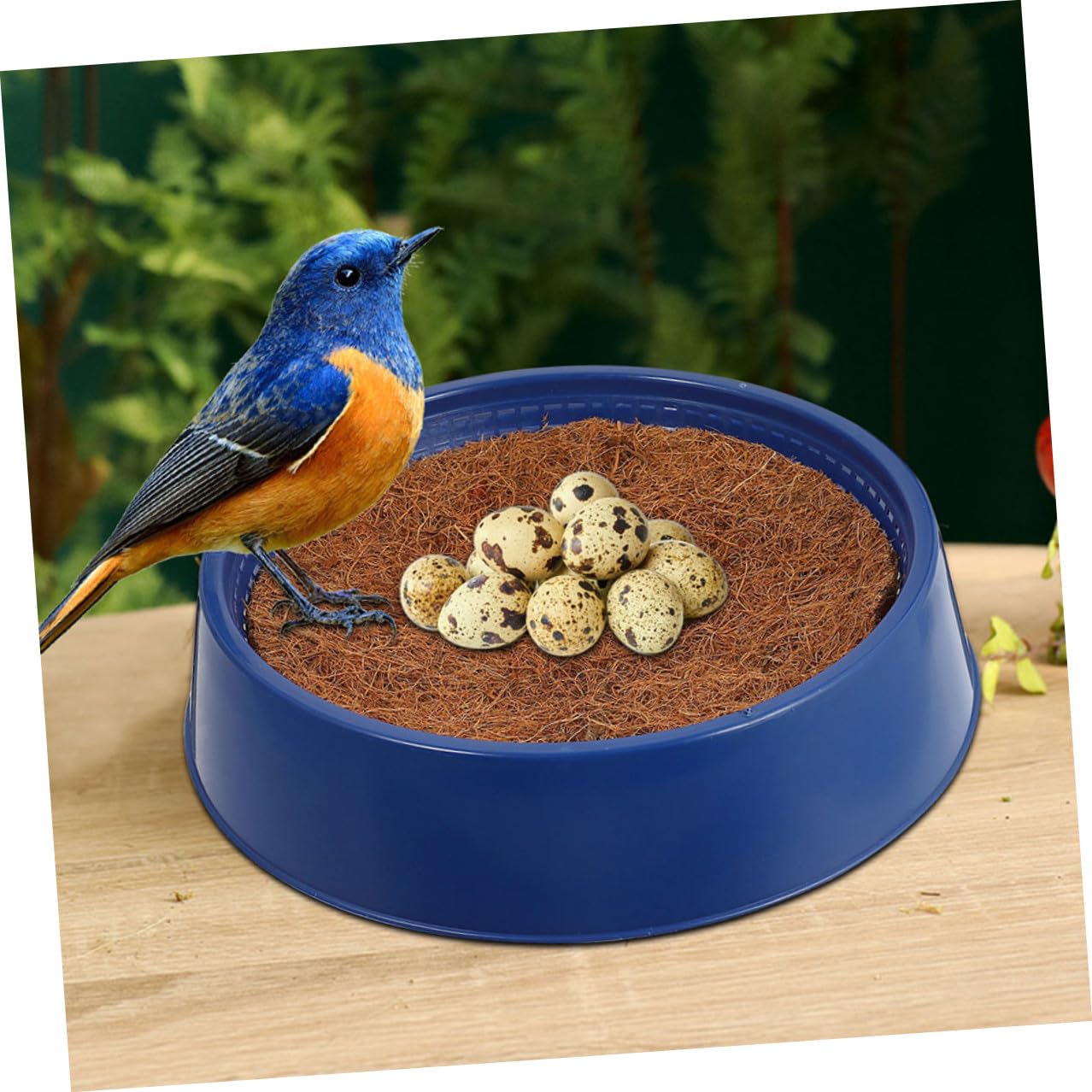 Nido de Anidación para Pájaros Pequeño de Plástico Resistente al Desgaste Buena Ventilación, Práctico y Reemplazable para Jaulas en Tiendas de Mascotas
