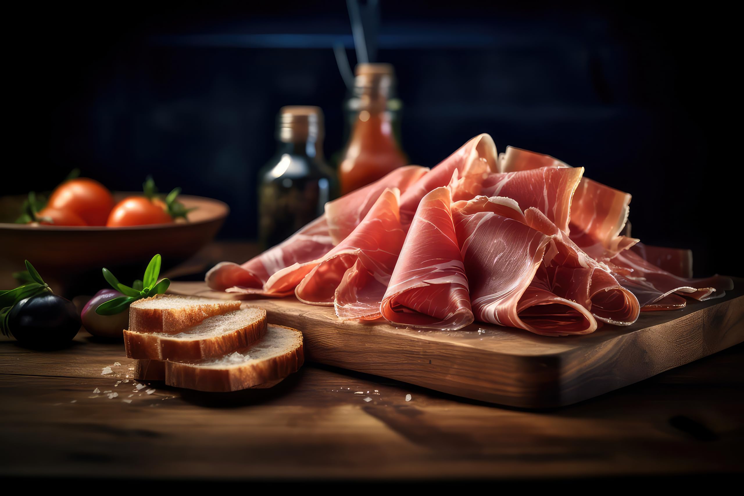 Prosciutto Umbro "Bauletto" Trancio Kg.2,5/3 SV - Norcineria Umbra Produzione Artigianale - Gluten Free - Il Salumiere dal 1978