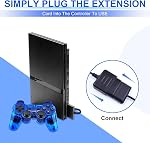 PS2 Extension Cord, 6FT Extender Cable for Sony PlayStation 1 PlayStation 2 Game Console Wired Controller 6FT(1Pack)