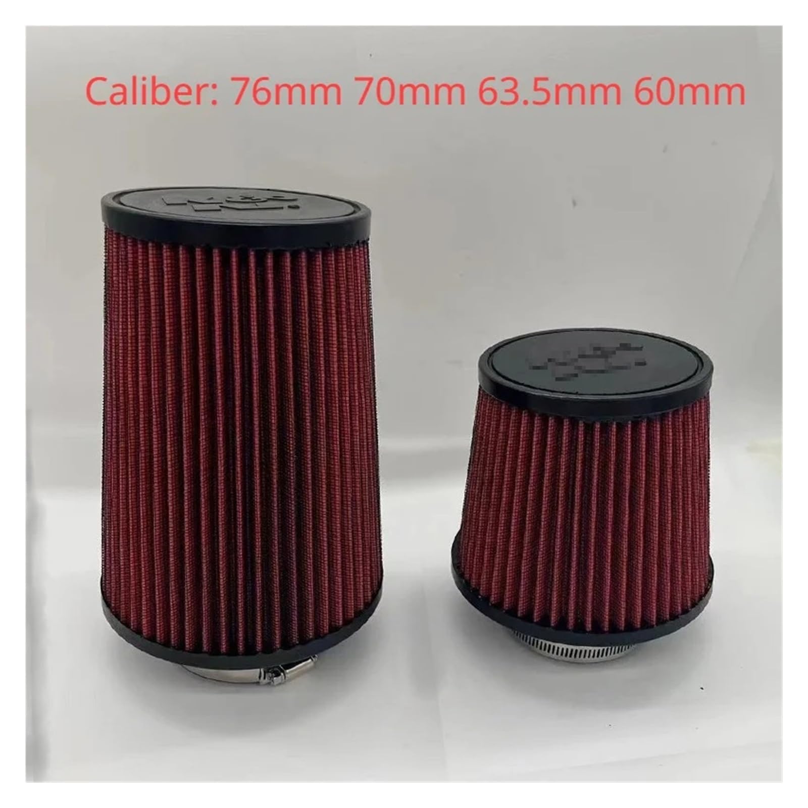 Car Air Filter 2.5 3 3.5 4 Inch Car Intake Air Filter K＆N 14084-2