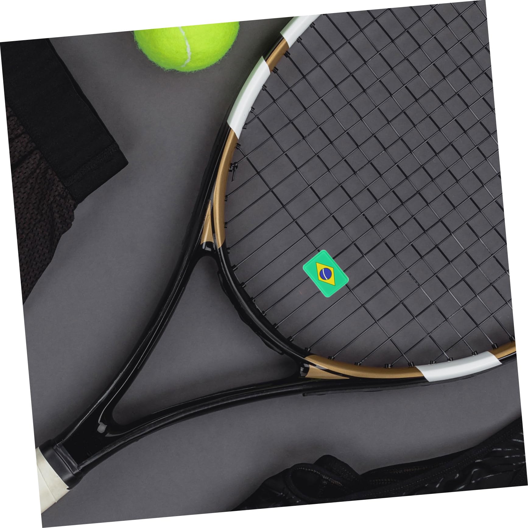 Toyvian Amortiguadores De Vibración para Tenis De Accesorios Funcionales para Raquetas Absorción De Decoración para Jugadores De Tenis