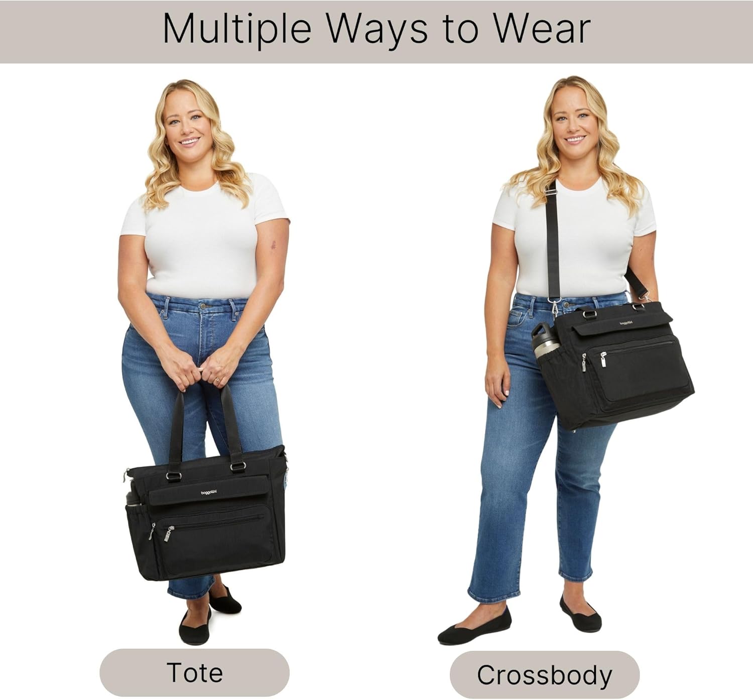 Baggallini womens Modern Laptop Tote - Image 2