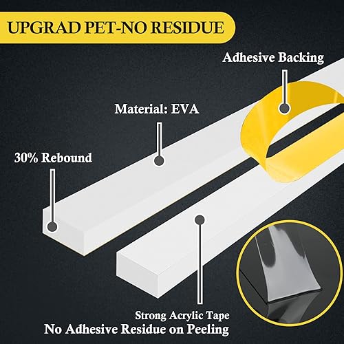 Miniatura 4 de Cinta de espuma, color amarillo y blanco