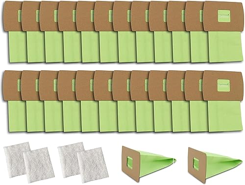 Paquete de 26 bolsas de vacío compactas tipo BB, repuesto para bolsas de vacío Oreck XL Buster B PKBB12DW BB180 BB280 BB850 BB870 BB900 BB1000 MV160