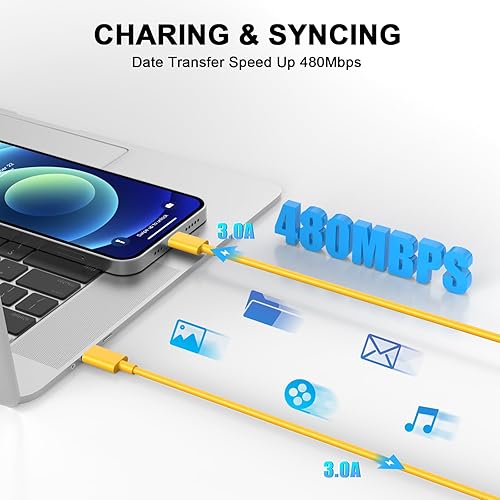 Vista 56 de Cargador rápido para iPhone 11, 12, 13, 14, [certificado MFi], paquete de 2 cargadores de iPhone de 20 W, bloque rápido con cable USB-C a Lightning