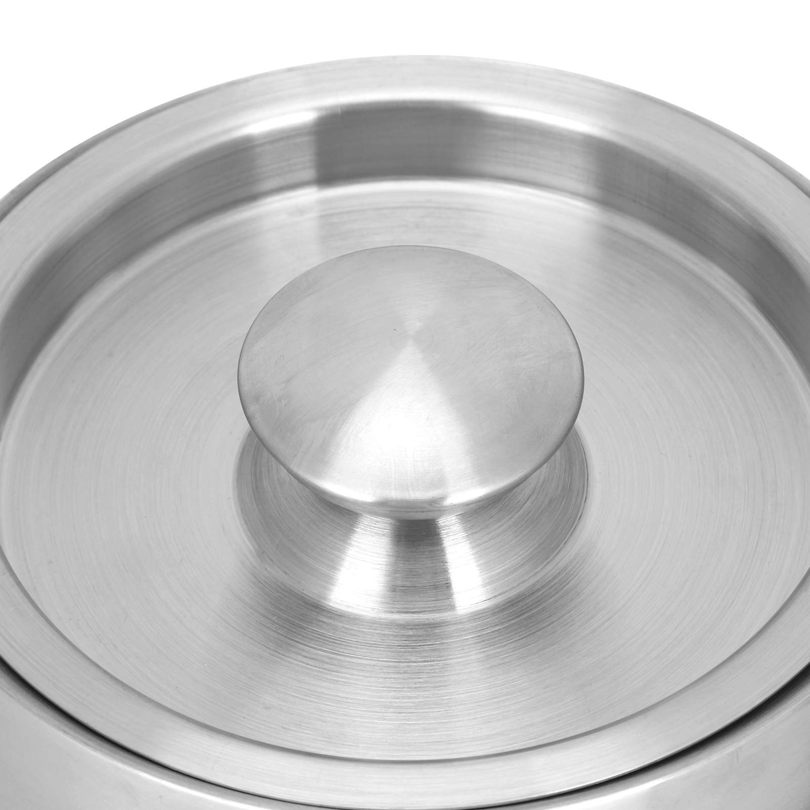 Secchiello per il ghiaccio in acciaio inossidabile, secchiello, secchiello per il ghiaccio isolato con coperchio, secchiello per il ghiaccio con coperchio Forniture per barile di champagne a doppio