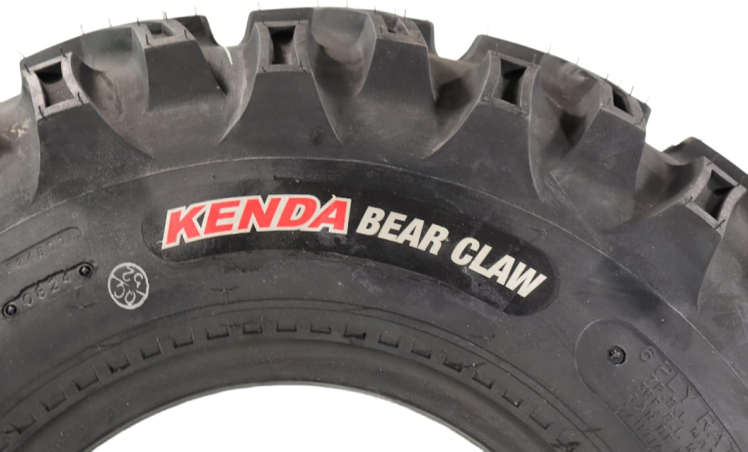 Kenda Bearclaw K299-23x7-10 Front Tire for All Terrain (ATV), UTV, and Side by Side (SxS) Vehicles - 6-Ply - Bear Claw 23x7x10 with Kenda Keychain