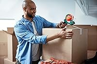 Vista 5 de Duck Recambios de Cinta de Embalaje Transparente HD - 6 Rollos de Cinta de Embalaje Resistente de Servicio Pesado para Envío y Mudanza, Cajas