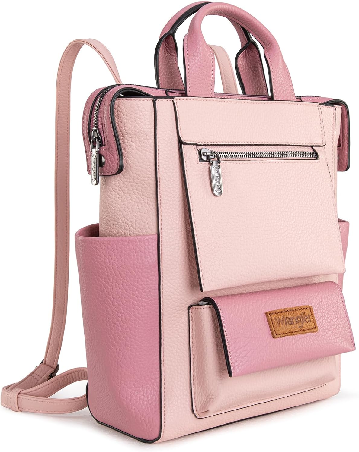 Montana West Wrangler Women Backpack Purse Convertible Backpack Vegan Leather Ladies Anti Theft Backpack with Adjustable Strap - Image 3