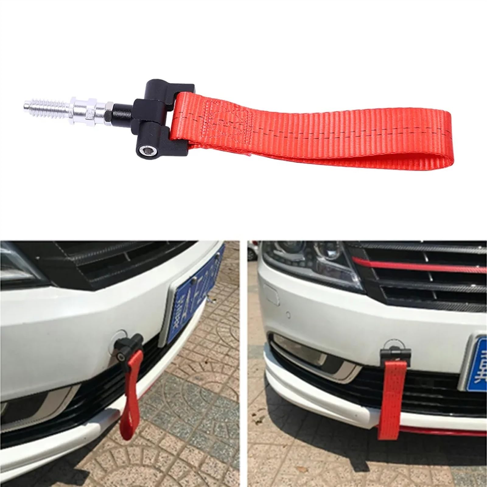 Sangle De Remorquage Avec Crochet - Compatible BMW E36 E90 E91 Et Voitures Européennes