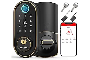 Smart Biometric Door Lock with Deadbolt - Fingerprint Electronic Deadbolt
