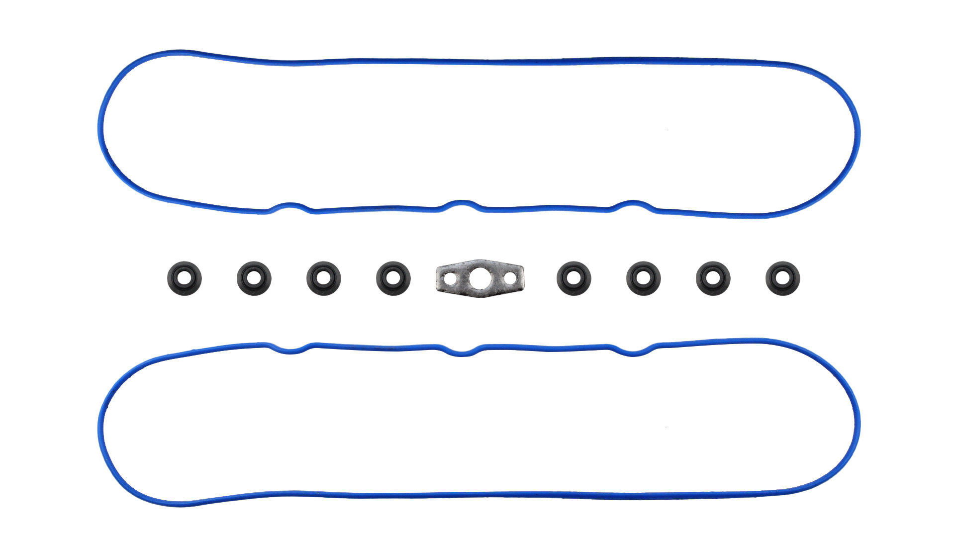 Image of Valve Cover Gasket Set fit for Chevy Silverado, Suburban, Tahoe, Trailblazer, GMC Sierra, Yukon, Envoy, Cadillac Escalade, for 4.8L 5.3L 6.0L 6.2L Ls, 12637683 VS50504R1