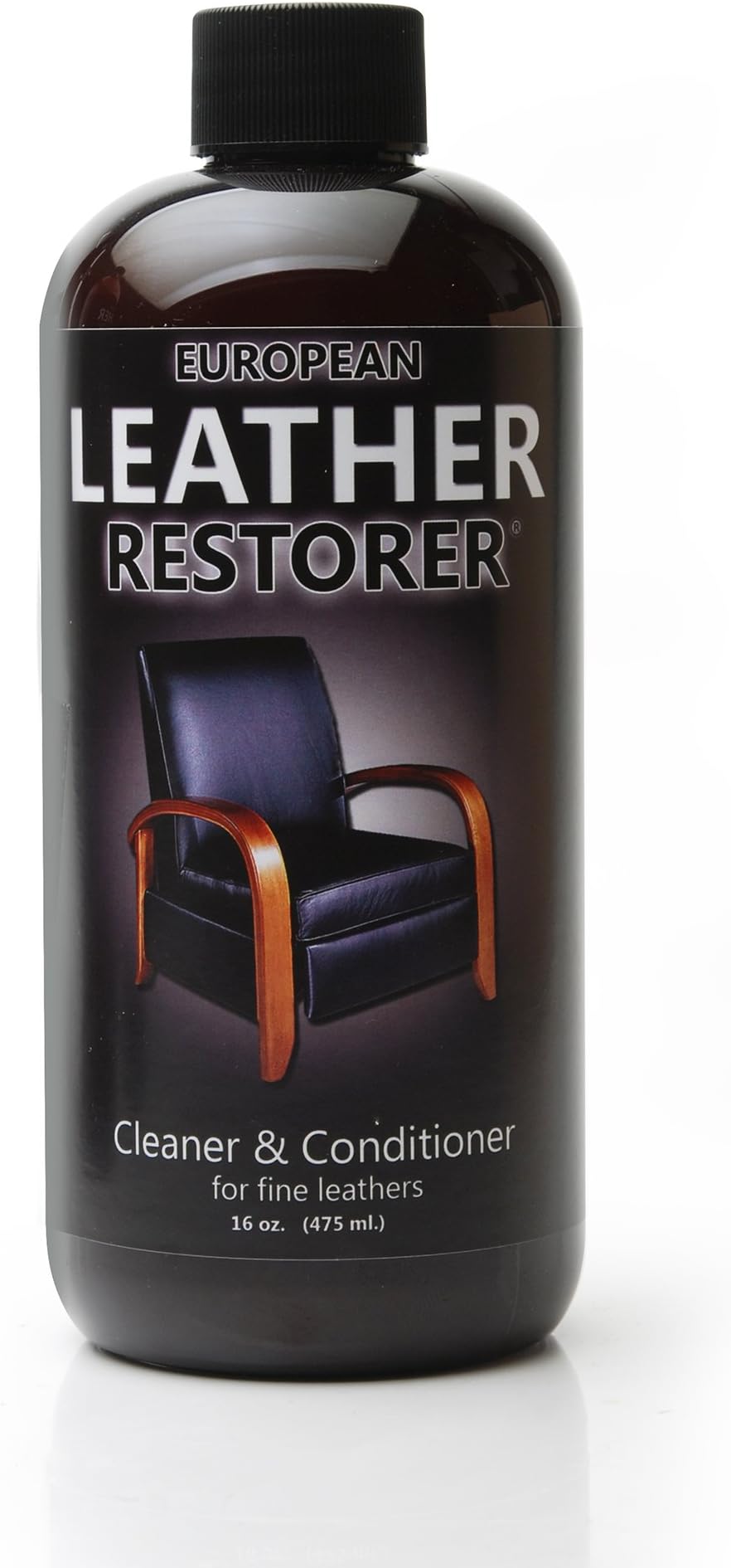 Restorer - The Best One Step Leather Conditioner and Cleaner for Furniture, Auto Interiors, Jackets, Purses, Boots, Sports Equipment, Saddles and Tack - 16 Ounce Bottle