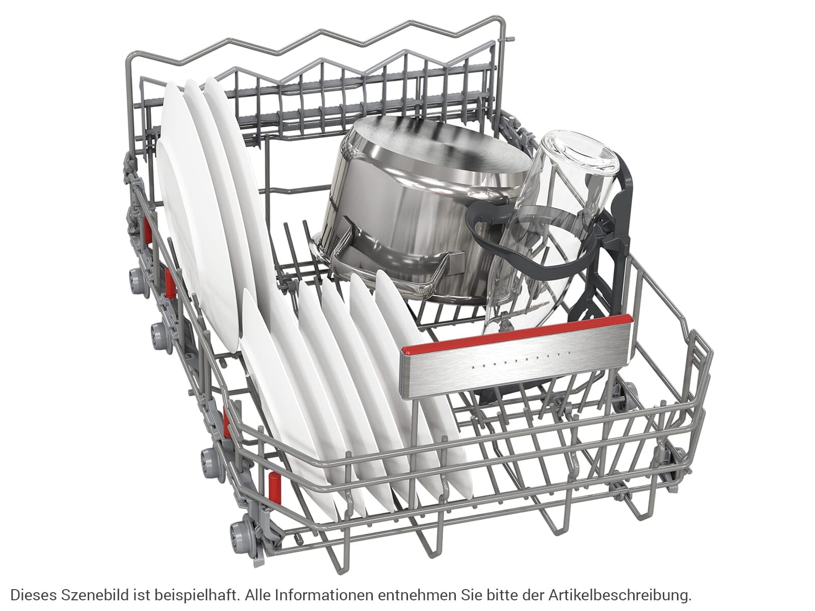 Bosch SPI6ZMS29E Serie 6 - Lavavajillas parcialmente integrado de 45 cm, PerfectDry, DuoPower para una limpieza profunda, arranque inteligente, AquaStop, EcoSilence Drive, acero inoxidable