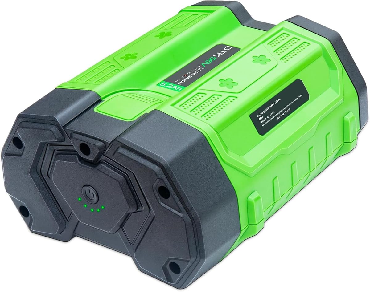 DTK Replacement for EGO 56V Battery 5.2Ah Compatible with EGO 56 Volt Battery Power+ Tools STA1500 ST1502LB CS1604 LB4800 LB6504 LB5804 HT2400