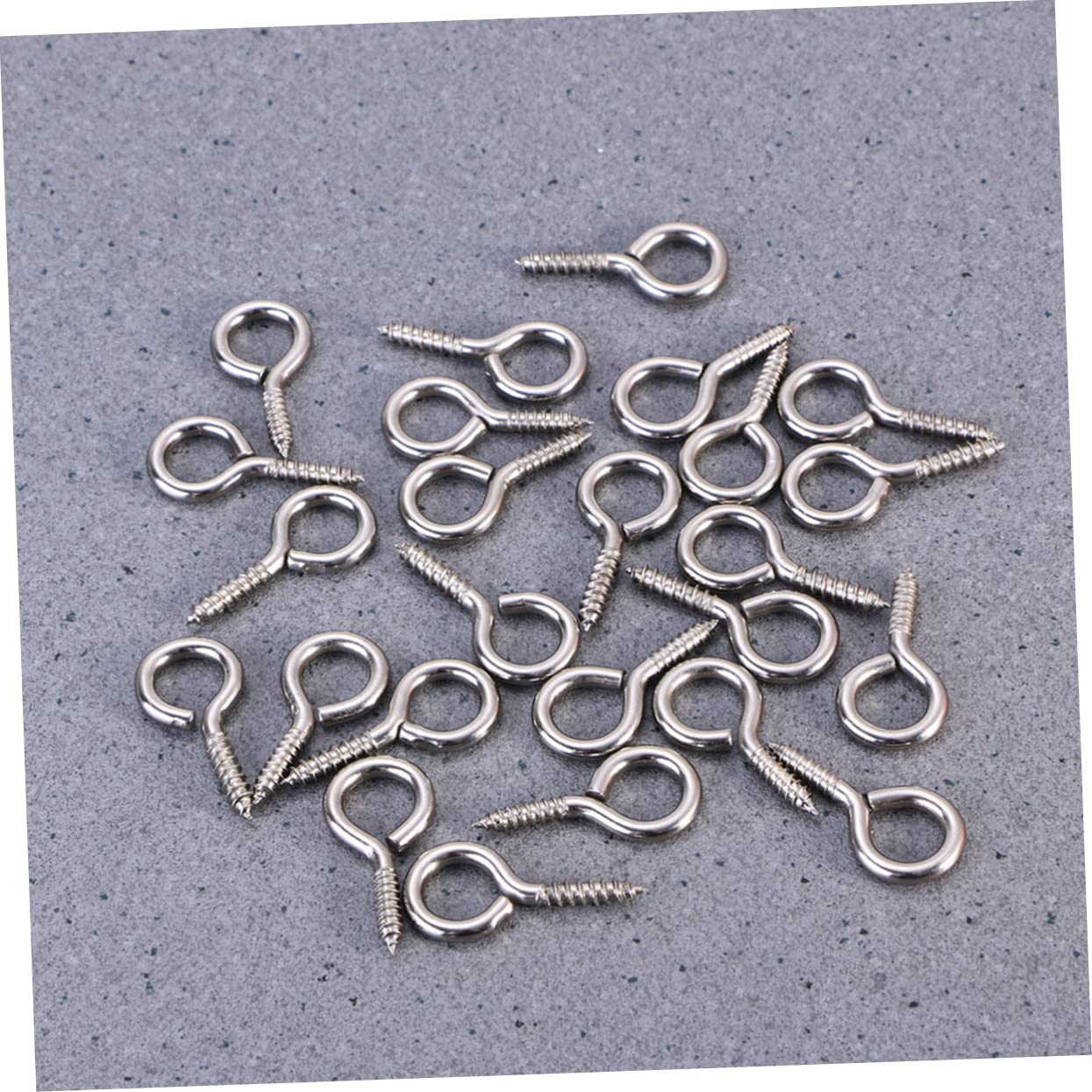 ARTIBETTER Ergonomic Design Screw Eye Pins 50pcs Screw Eye Bail Pin Jewelry for Art Projects