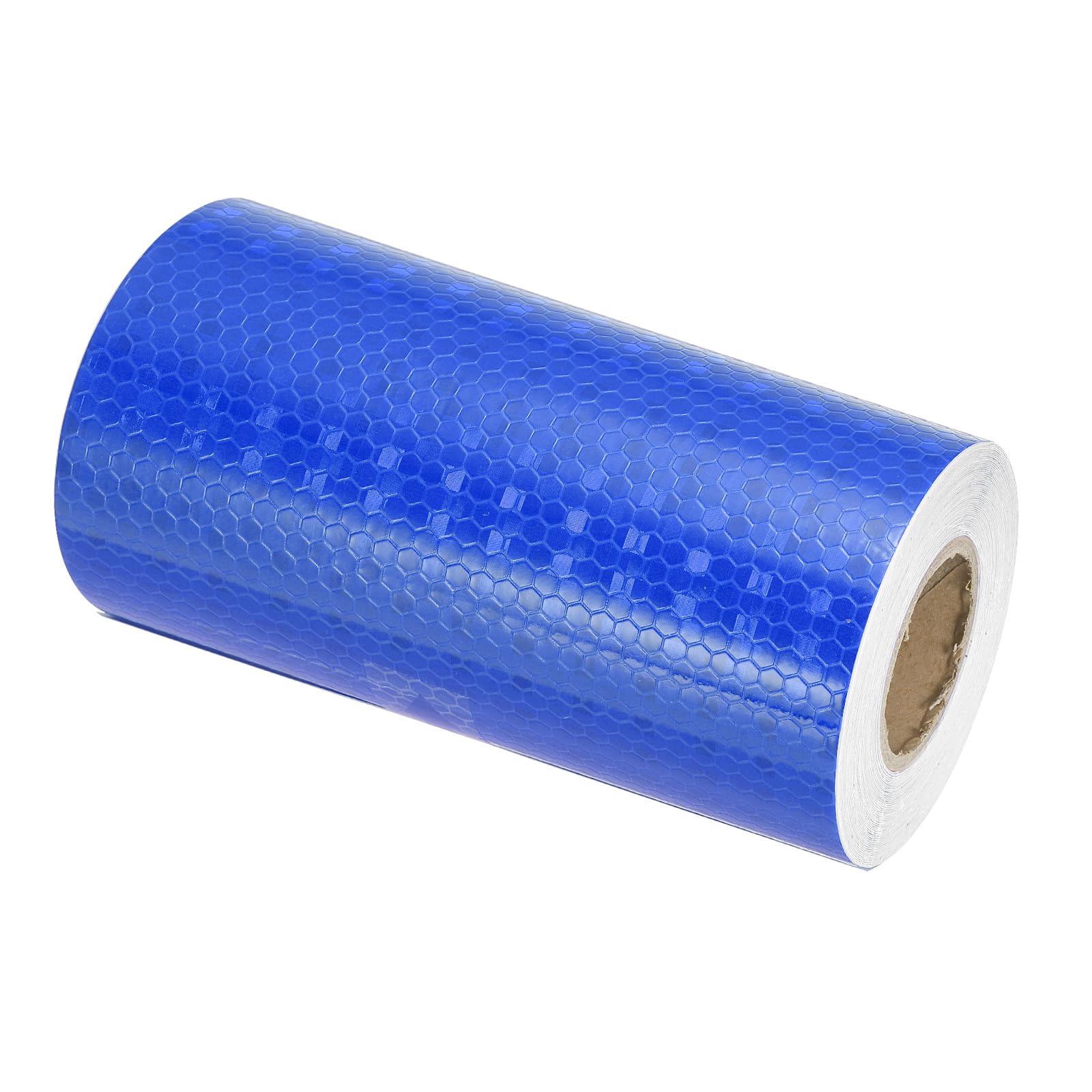 PATIKIL Réfléchissant Ruban Adhésif 6" x 33 FT pour Voitures Camions Bleu | Imperméable Adhésif Haute Visibilité Avertissement Sécurité Bande Externe Accessoires Bien Visible