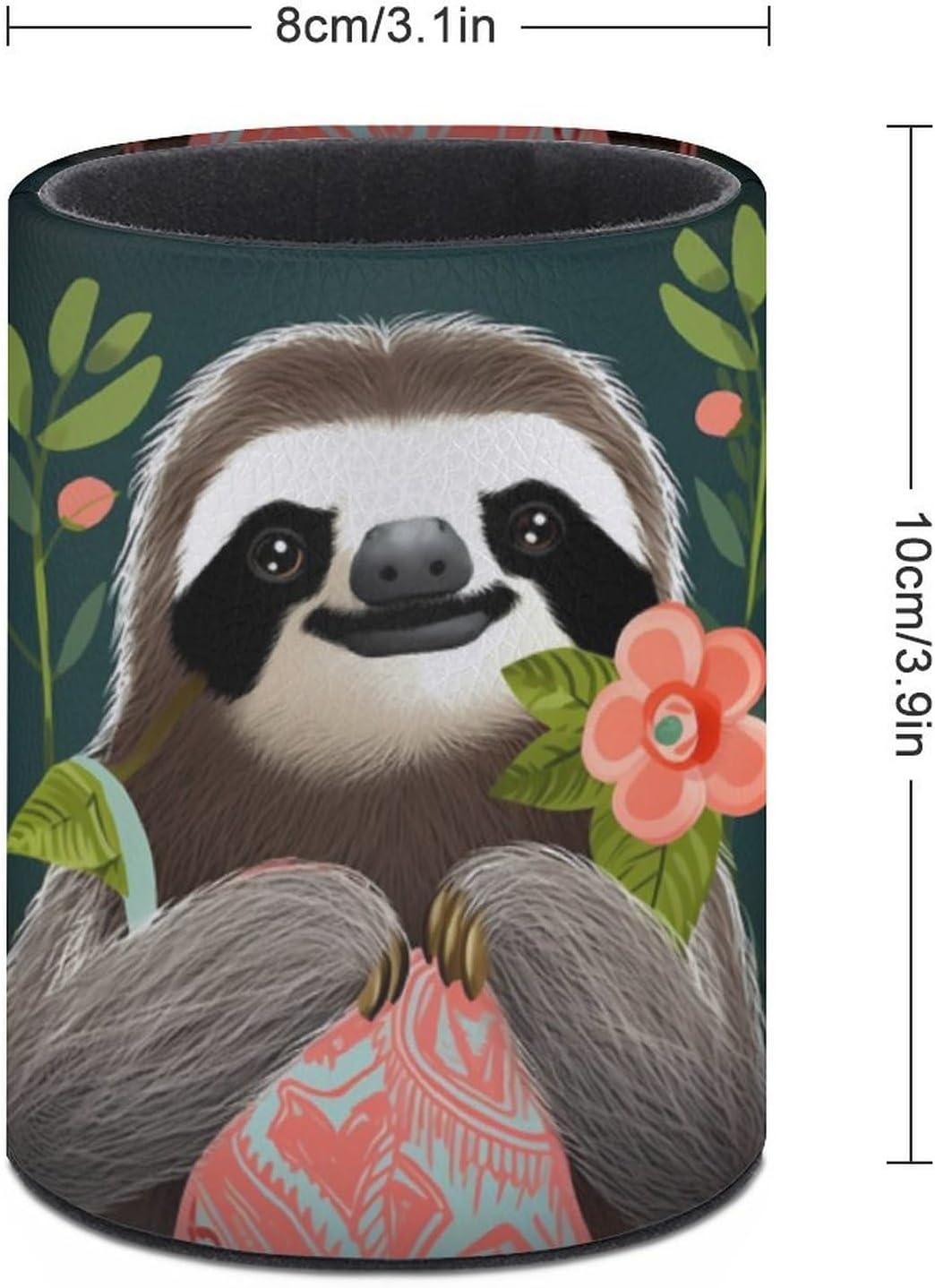 Cute Sloth Pen Holder Desk Organizer for Office Workspace image 2