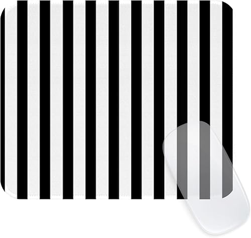 Miniatura 38 de Bonita alfombrilla de ratón rosa, alfombrilla de ratón con patrón retro a cuadros, diseño de alfombrilla de ratón cuadriculada impermeable estética