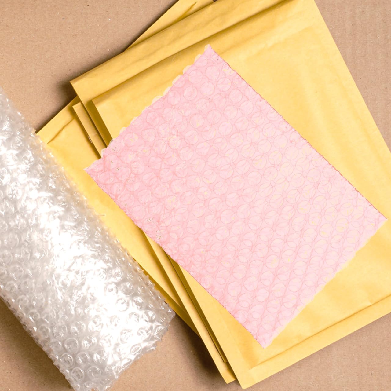 Ciieeo Pochettes À Bulles Antichoc 100 Pièces 5.91X3.94In Sacs D'Emballage Résistants Aux Chocs Pour Expédition Protection Et Stockage Facile À Utiliser