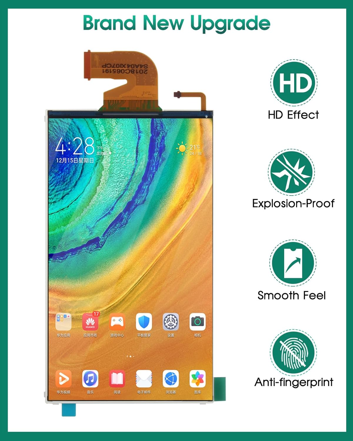 for Nintendo Switch Screen Replacement LCD Display Panel Repair Parts,Include Tempered Glass