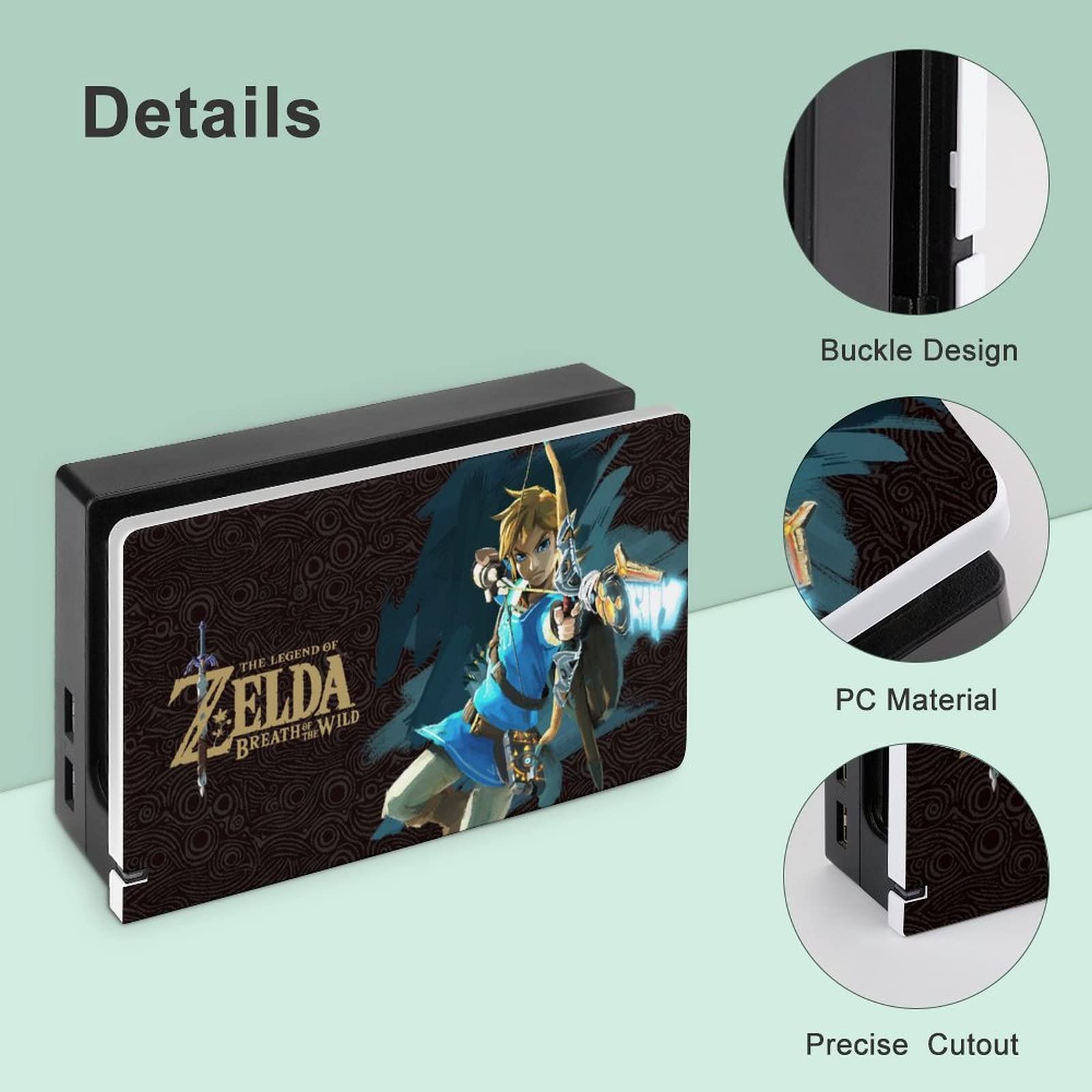 ゼルダの伝説　ニンテンドースイッチ ドック　カバー Amazon.co.jp: ゼルダの伝説 Switch ドック ケース 衝撃吸収 傷