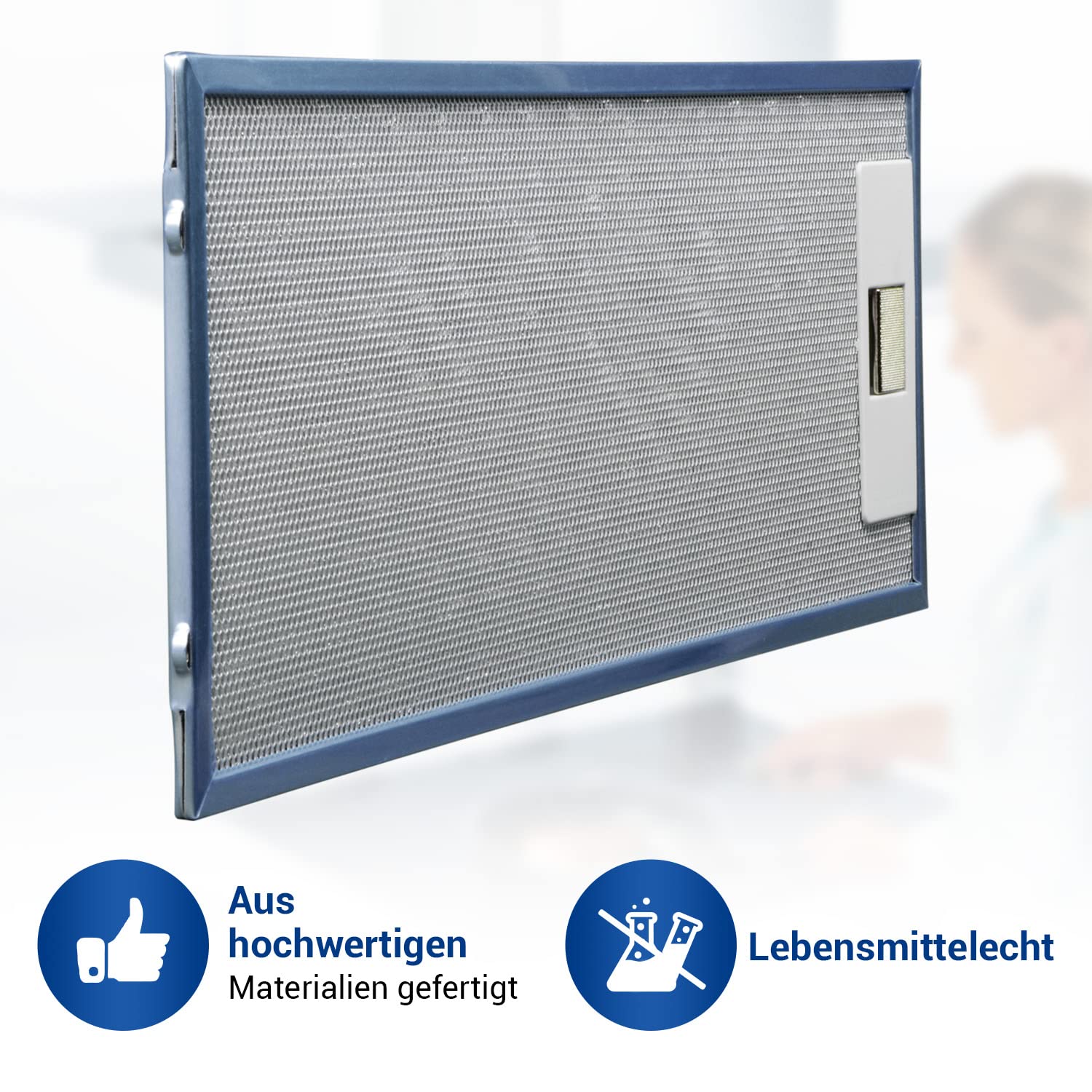 VIOKS 2x Fettfilter Dunstabzugshaube Ersatz für AEG Filter 405534414/9