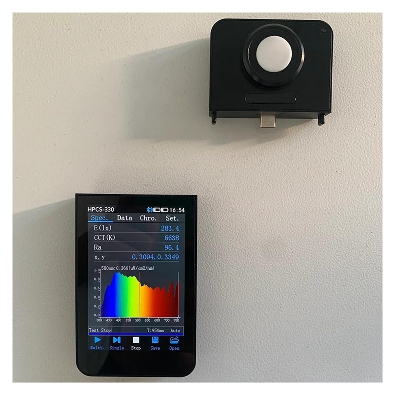 Spectromètre Spectral Sans Fil HPCS-330 380-780nm