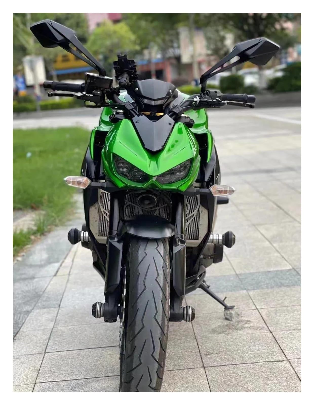 Amazon.com: TYJPBUSA Motorcycle Rearview Mirrors For Kawasaki